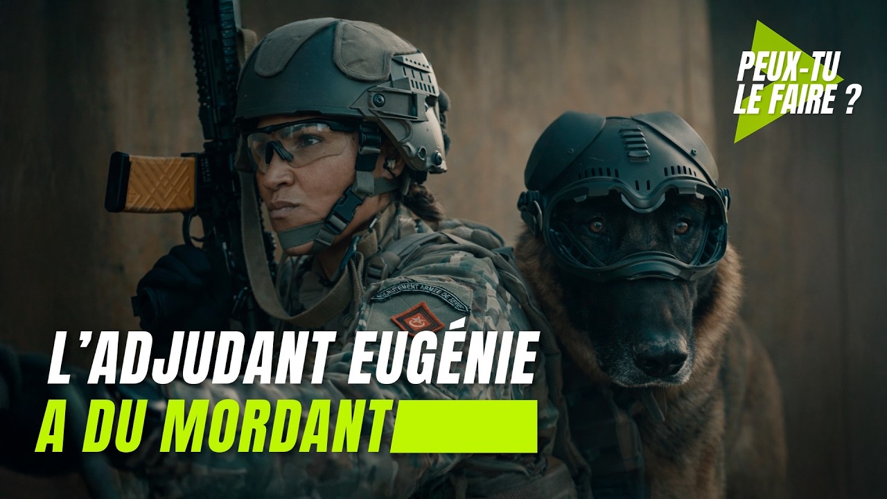 L’adjudant Eugénie devient chef de meute !