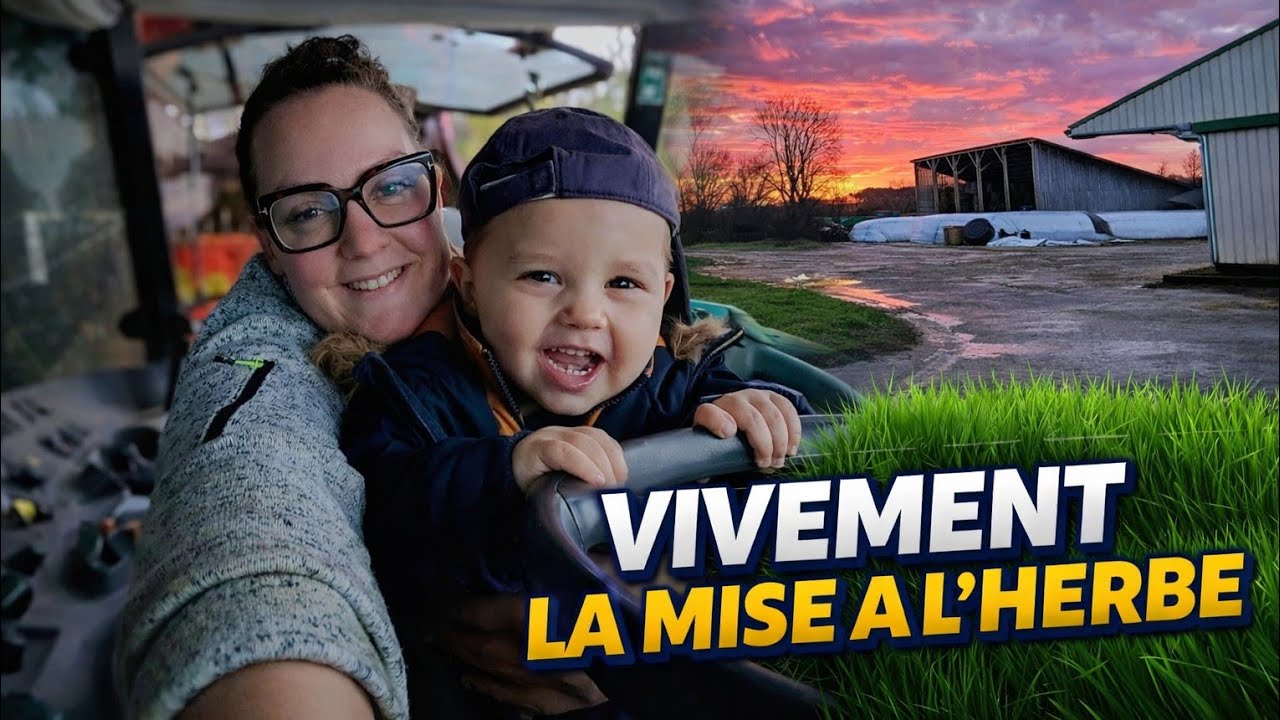 ⚠️ Mise à l'herbe ! Le quotidien avant le grand changement ✅️