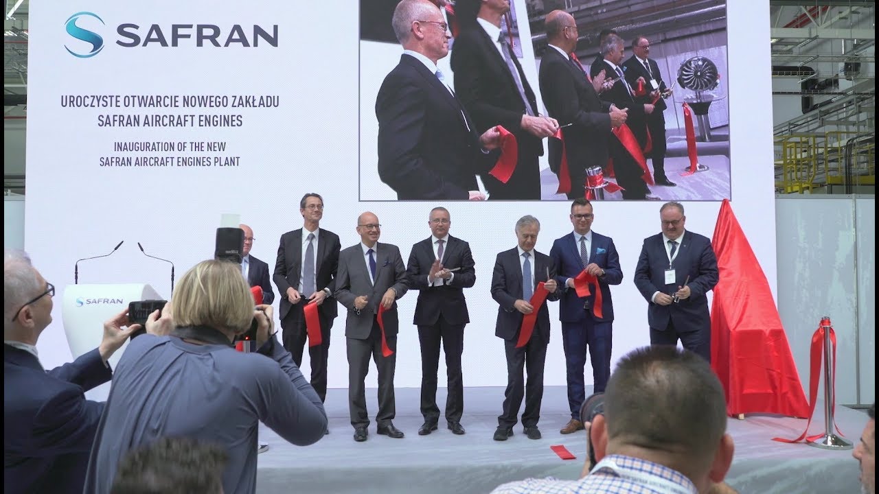 Pologne : inauguration d'une nouvelle usine Safran