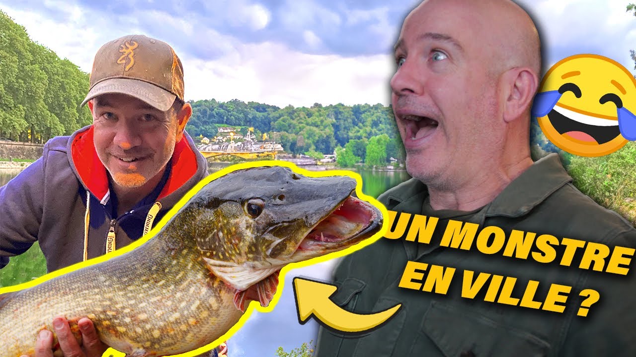 UN BROCHET ÉNORME EN PLEINE VILLE ?? On teste le Street Fishing à Besançon ! 🐟🌆