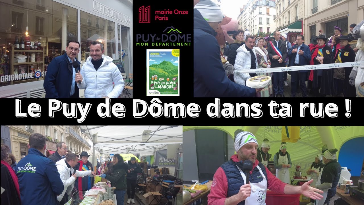 TEASER Le Puy-de-Dôme, mon Département a fait son marché de producteurs à Paris 11 ème
