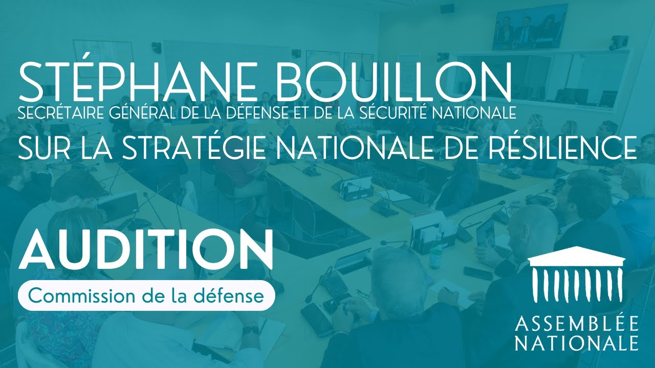 🔴 Stratégie nationale de résilience dans le domaine de la défense et de la sécurité nationale