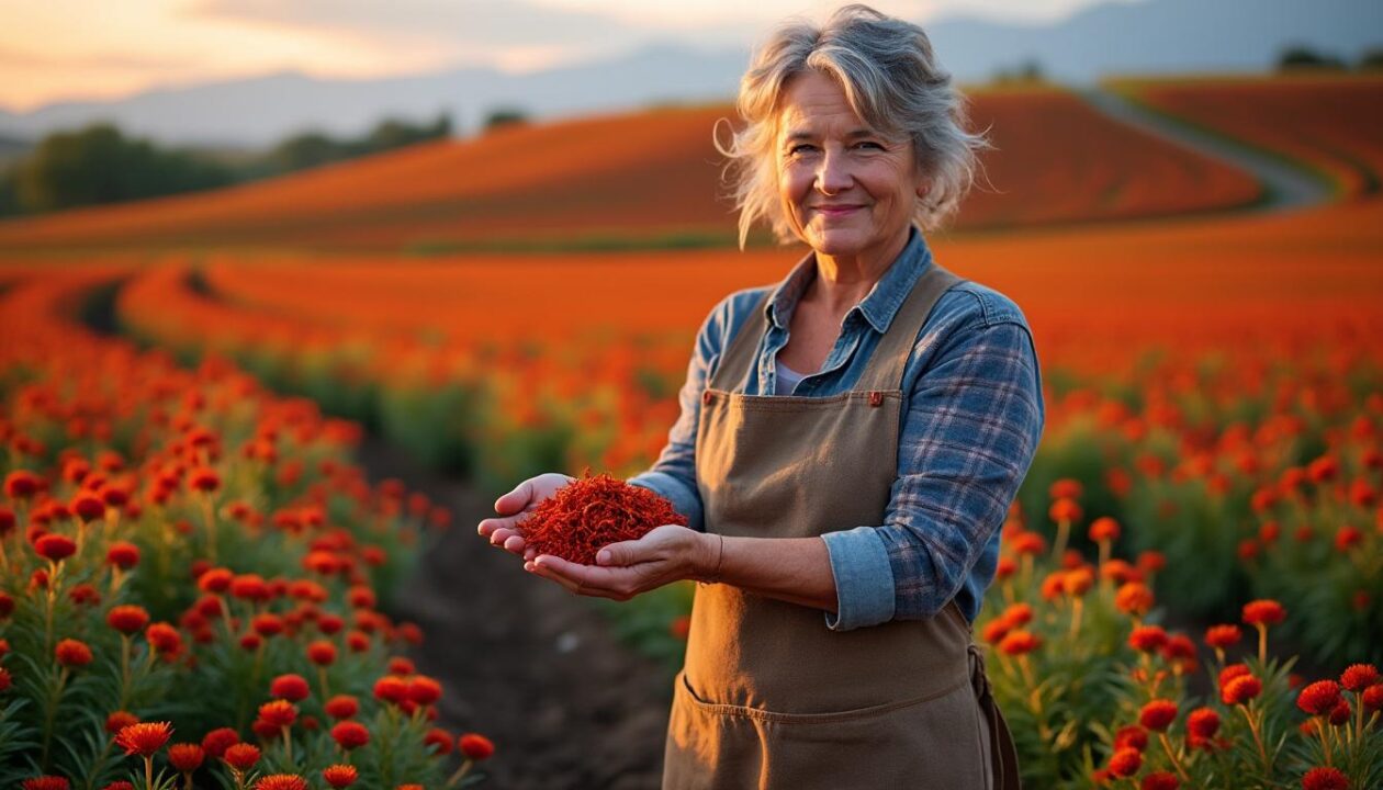 découvrez le parcours inspirant d'une ancienne cuisinière qui, malgré ses doutes initiaux, a réussi à se lancer avec succès dans la culture du safran.