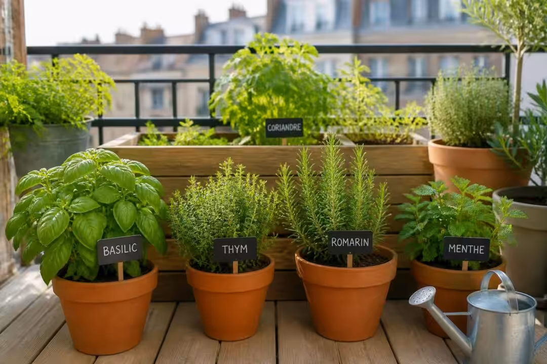 découvrez notre guide complet pour cultiver facilement des fines herbes aromatiques sur votre balcon et profitez de saveurs fraîches toute l'année.